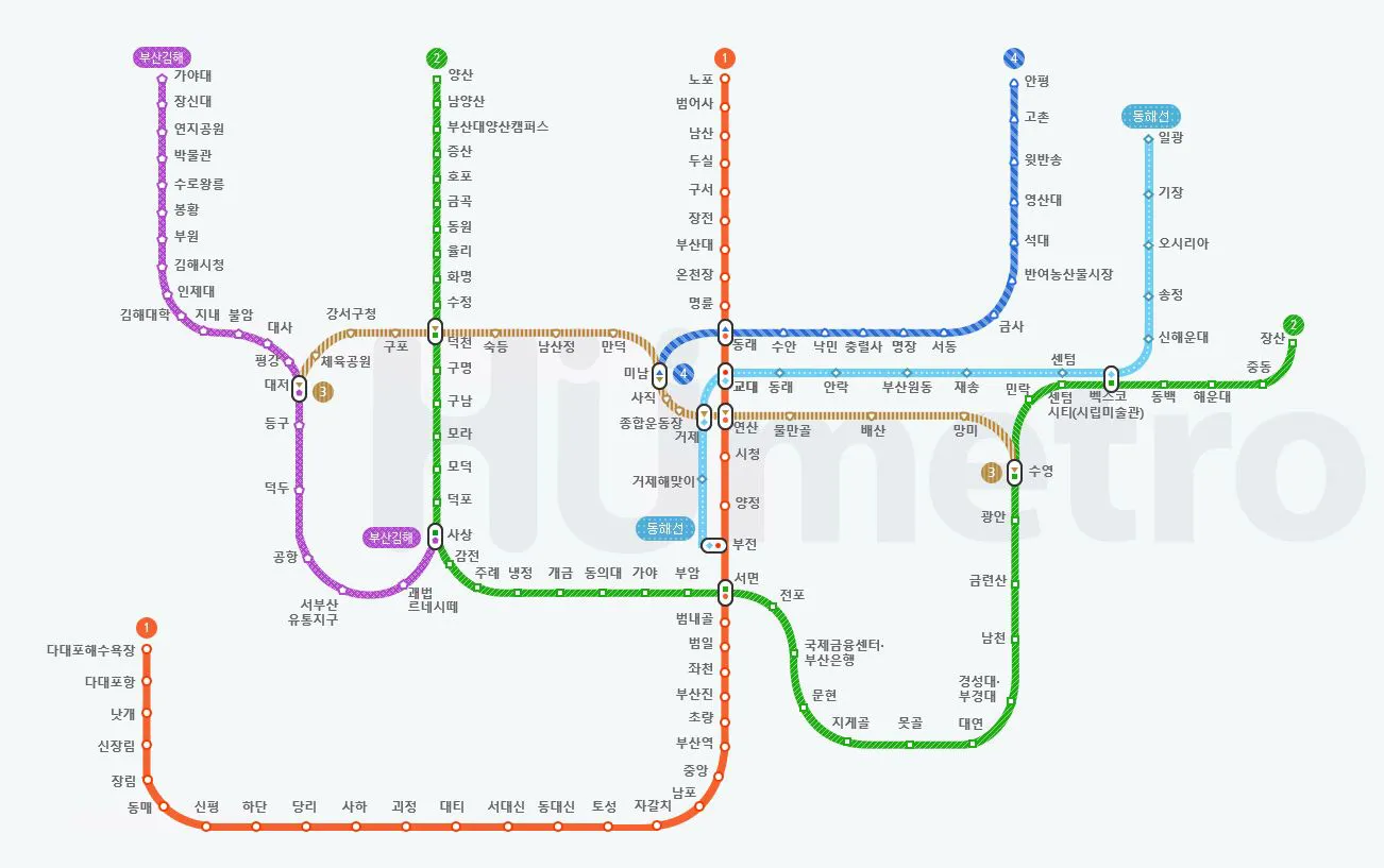 부산 김해 경전철 노선도 시간표 막차 예매_4