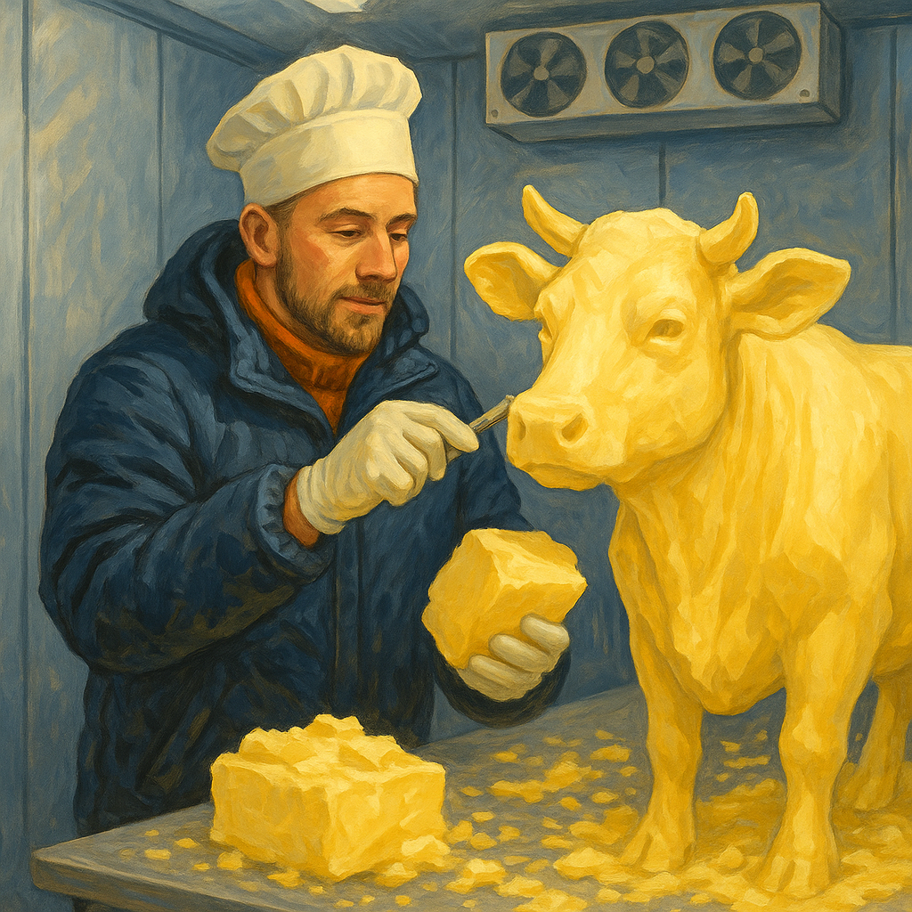 국제 버터 조각가라는 놀라운 직업