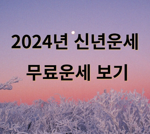 무료운세_2024_신년운세