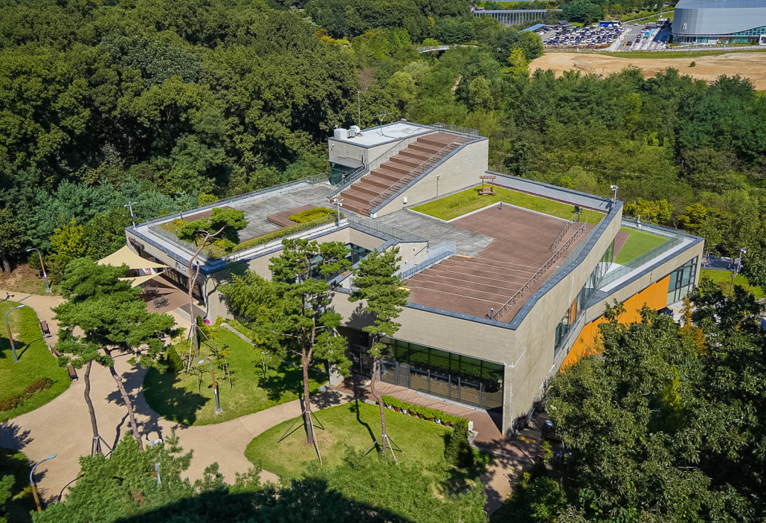 광교 푸른숲 도서관 옥상