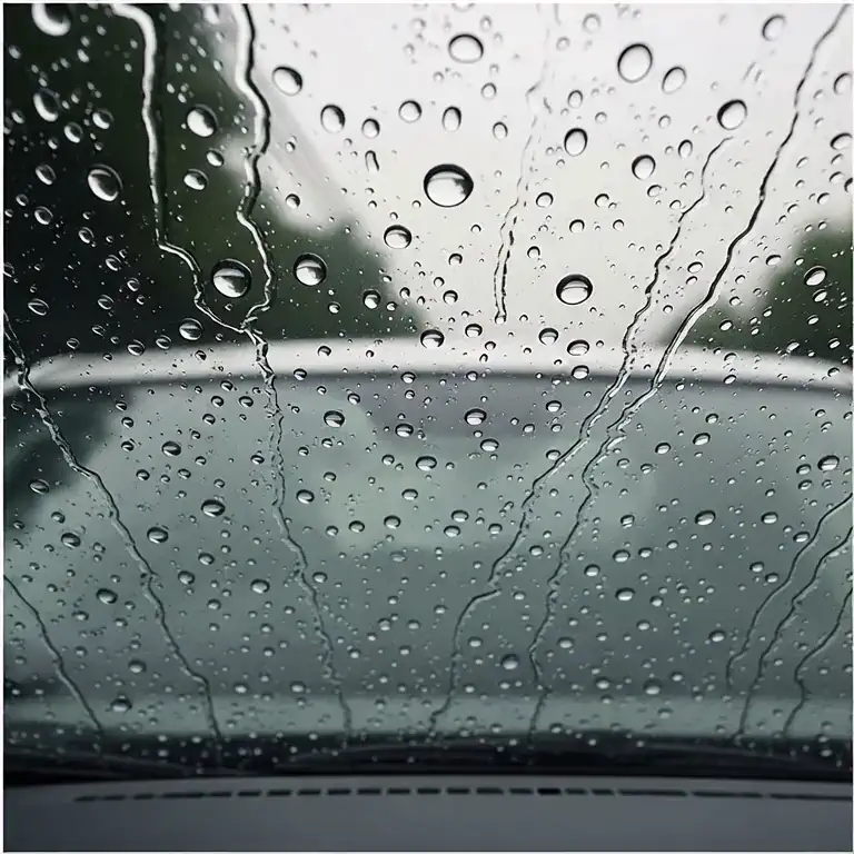 발수코팅 물방울 굴러감