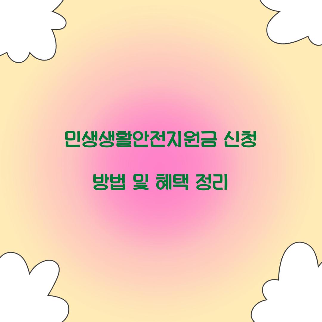 민생생활안전지원금