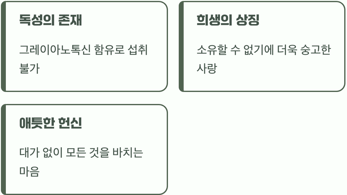 가질 수 없는 아름다움&amp;#44; 애틋한 희생