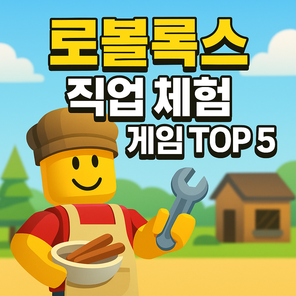 로블록스 게임 속 직업 체험 게임 TOP 5