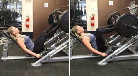 레그프레스 자세