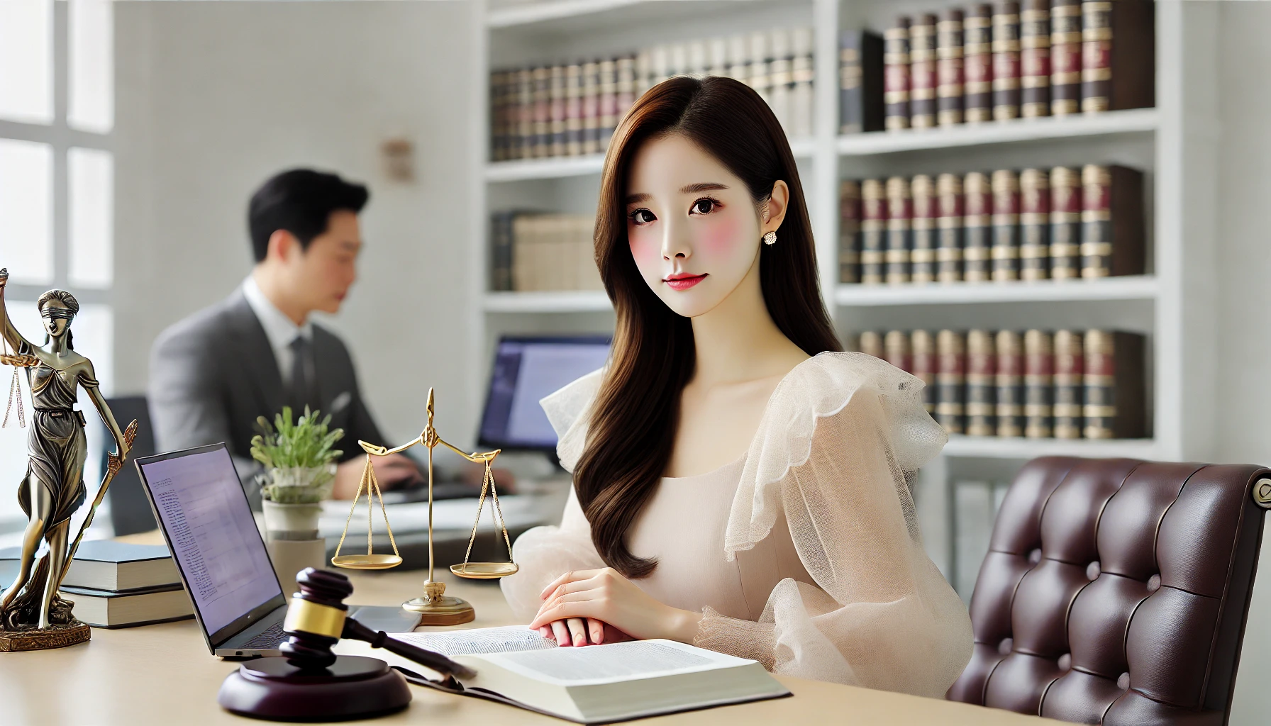 법률관계와 법률행위 확인하는 이미지