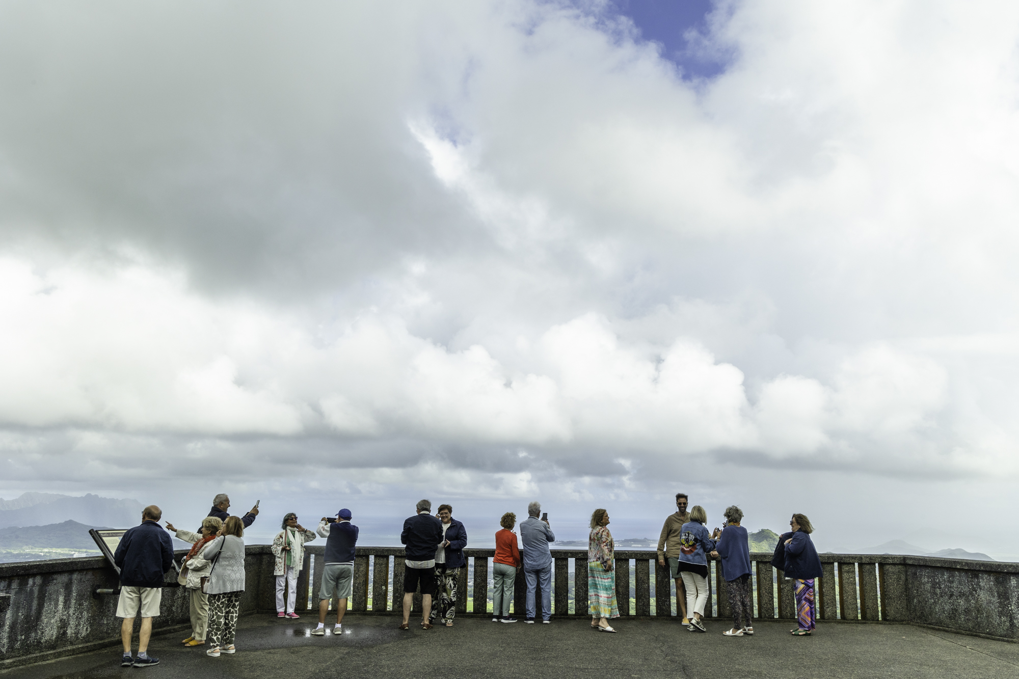 하와이 바람산 전망대