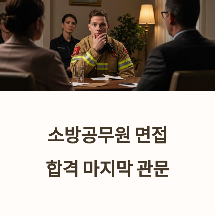 소방공무원 면접시험, 합격