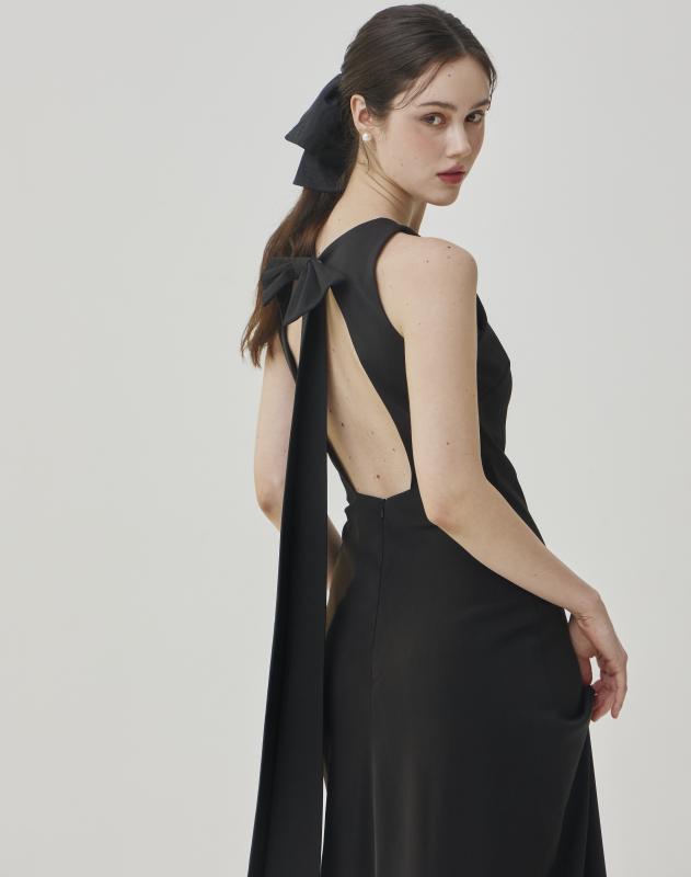 블랙 셀프 웨딩 촬영 결혼식 2부 피로연 이브닝 연주 드레스 대여