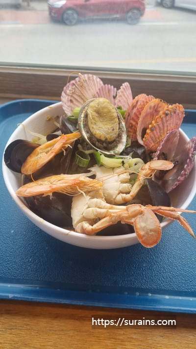 영덕 강구항 라면집 해물라면 혼밥 가능한 식당