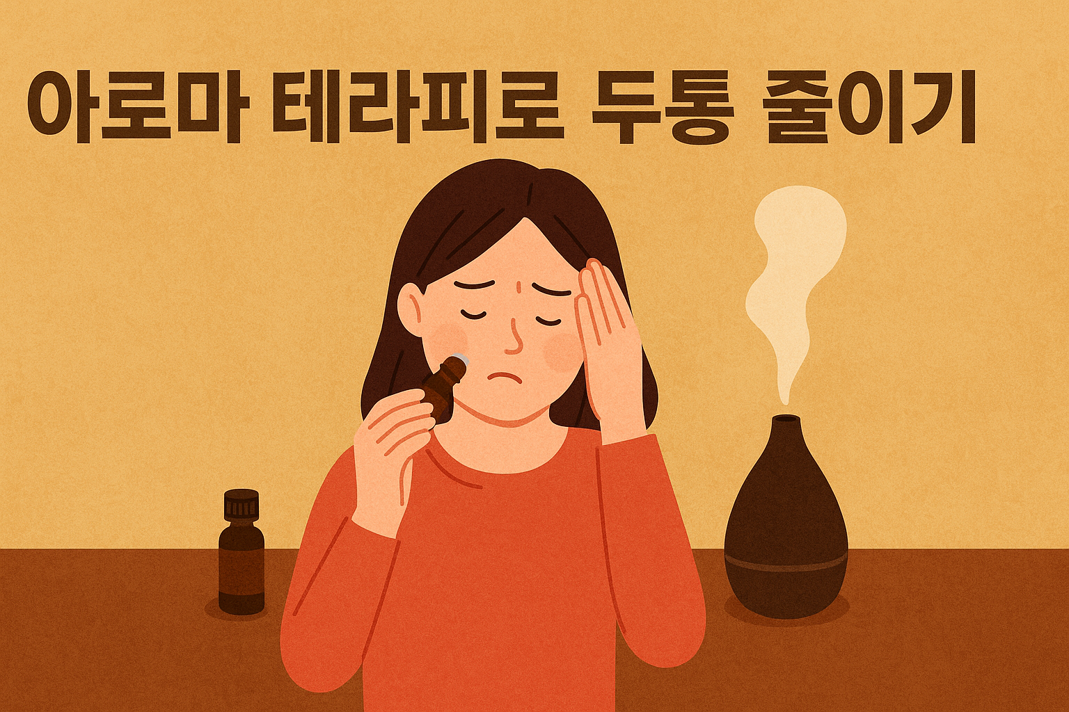 아로마 테라피로 두통 줄이기