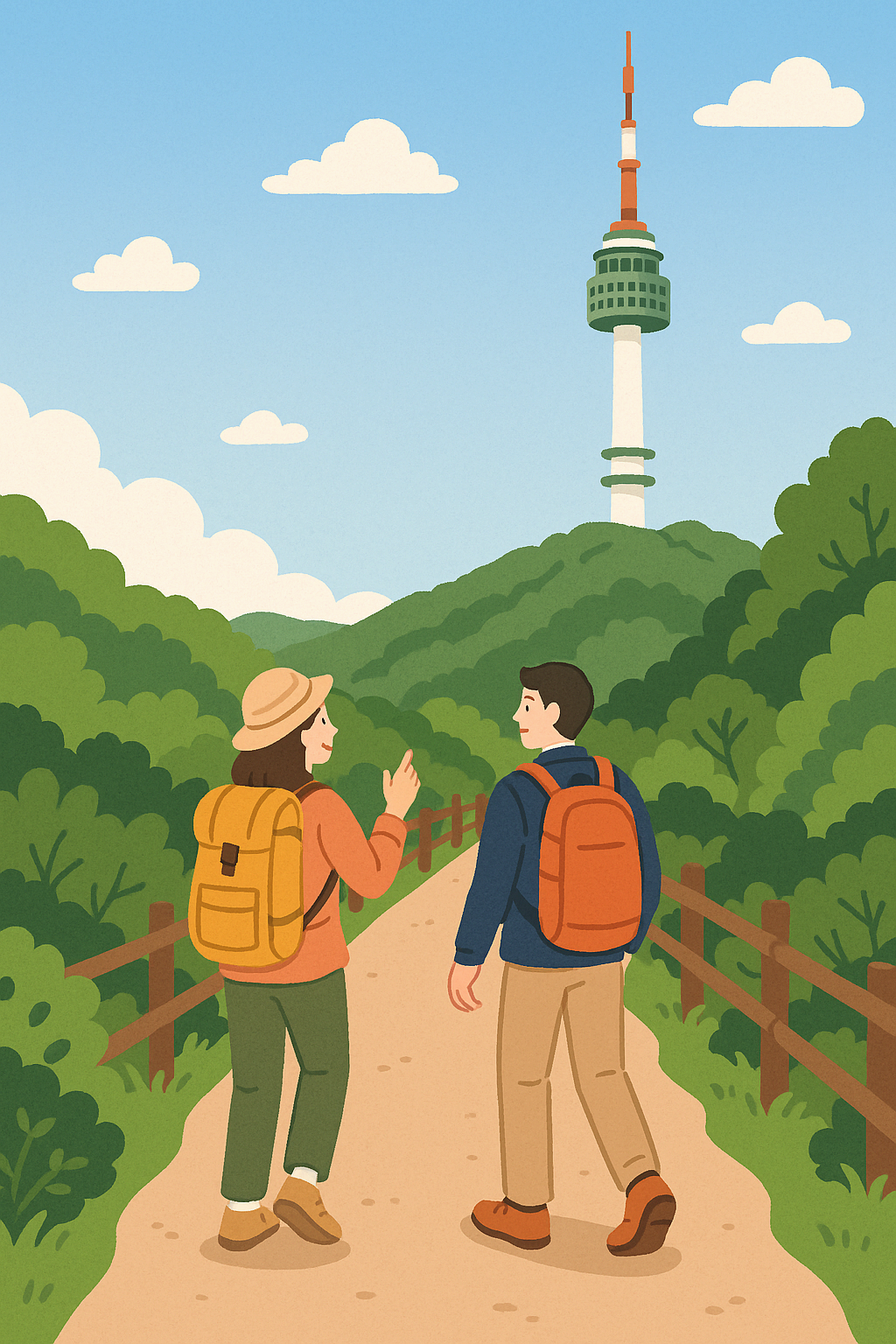 남산타워 & 북악산 둘레길