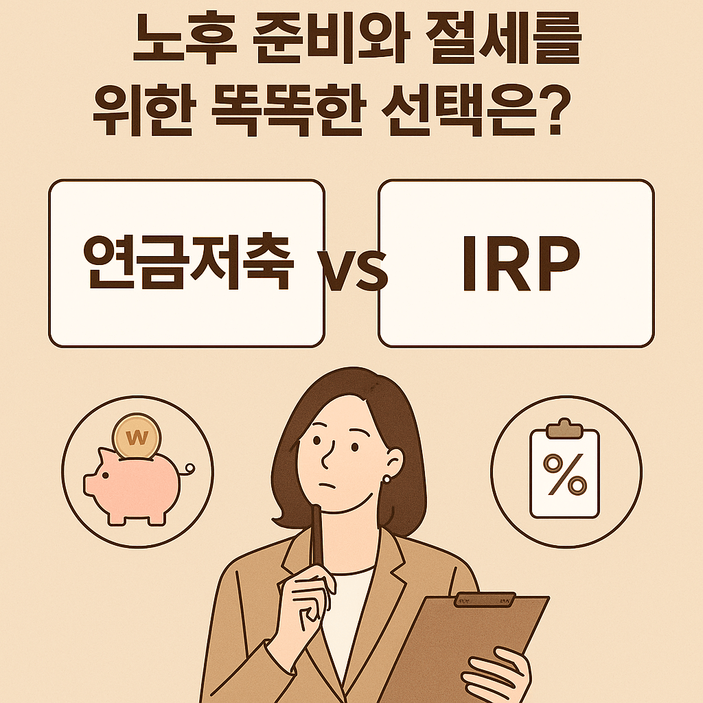 연금저축 vs IRP, 노후 준비와 절세를 위한 똑똑한 선택은?