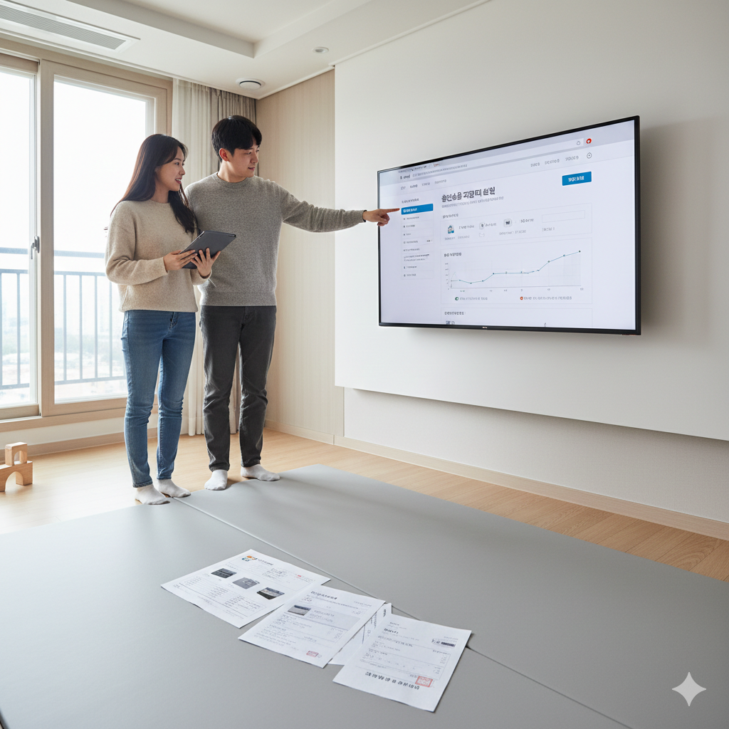 층간 소음 분쟁 방지를 위한 거실 매트 두께별 소음 저감 수치 비교 분석