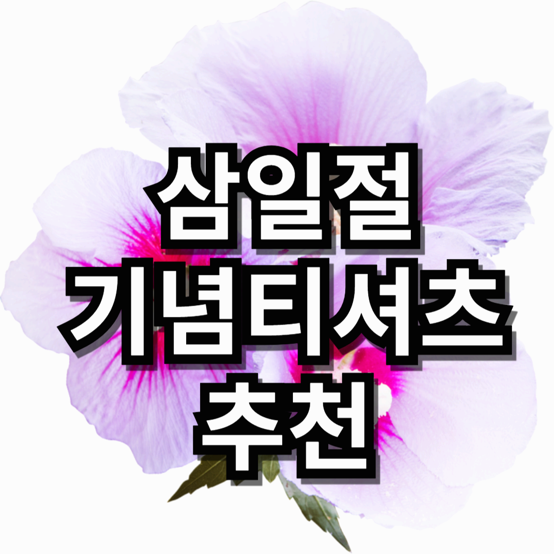 삼일절 기념티셔츠 추천