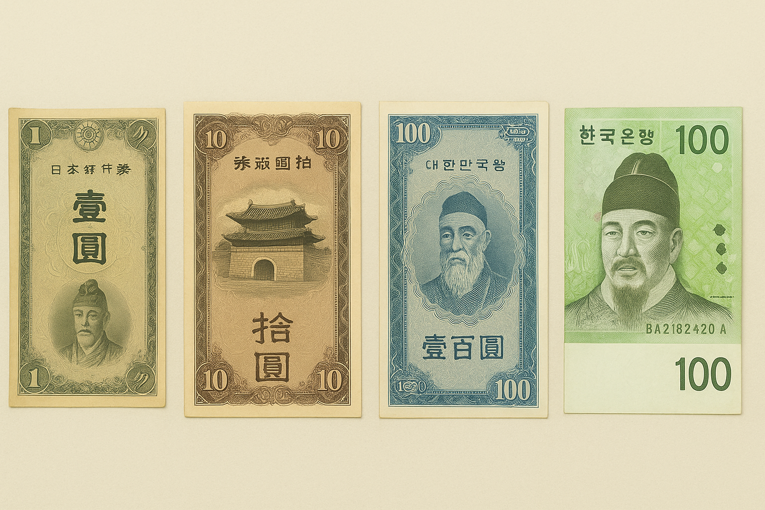 광복 전후, 우리 화폐는 어떻게 변했을까?