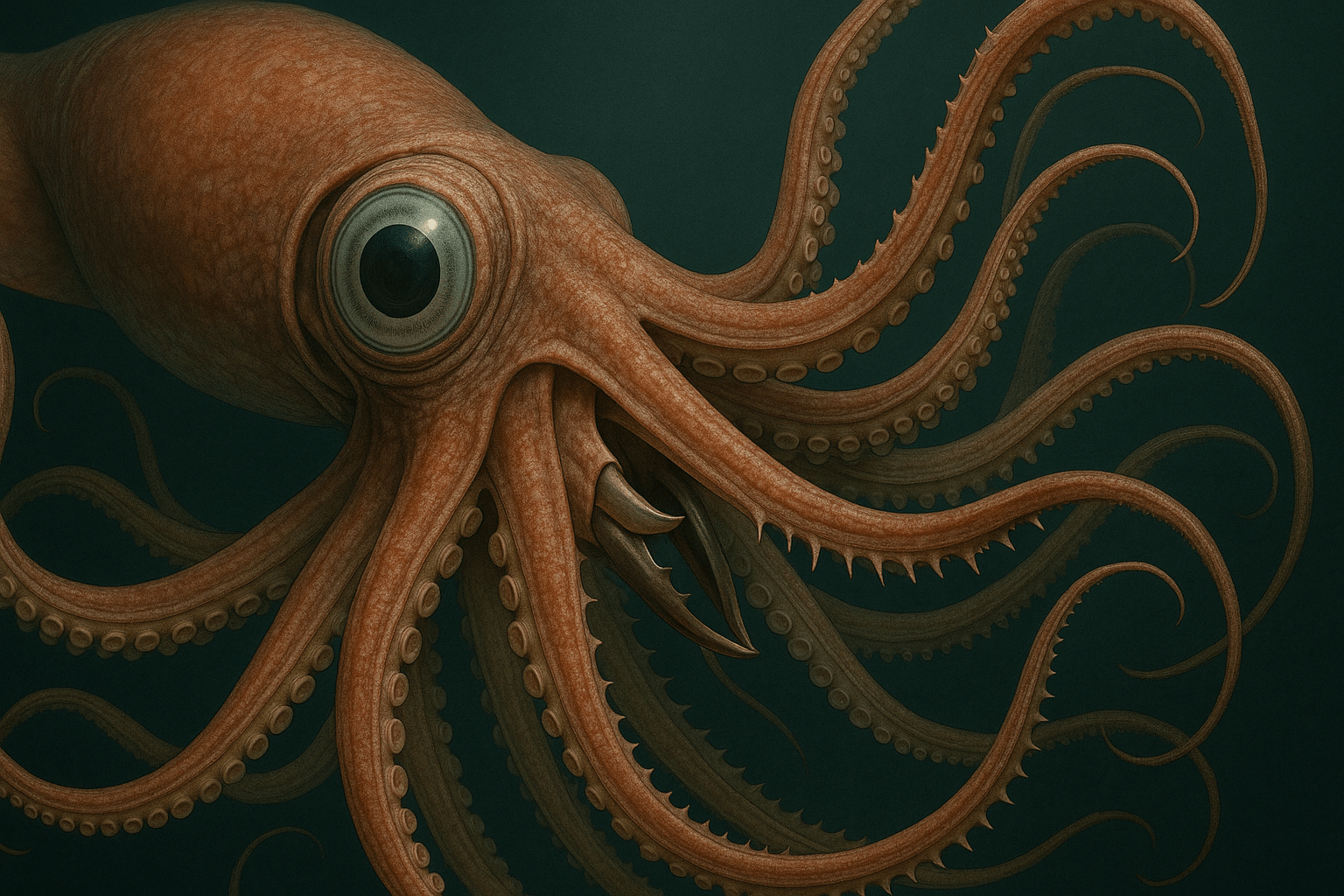 1. 생물학적으로 경이로운 구조 (눈, 촉수, 흡반)