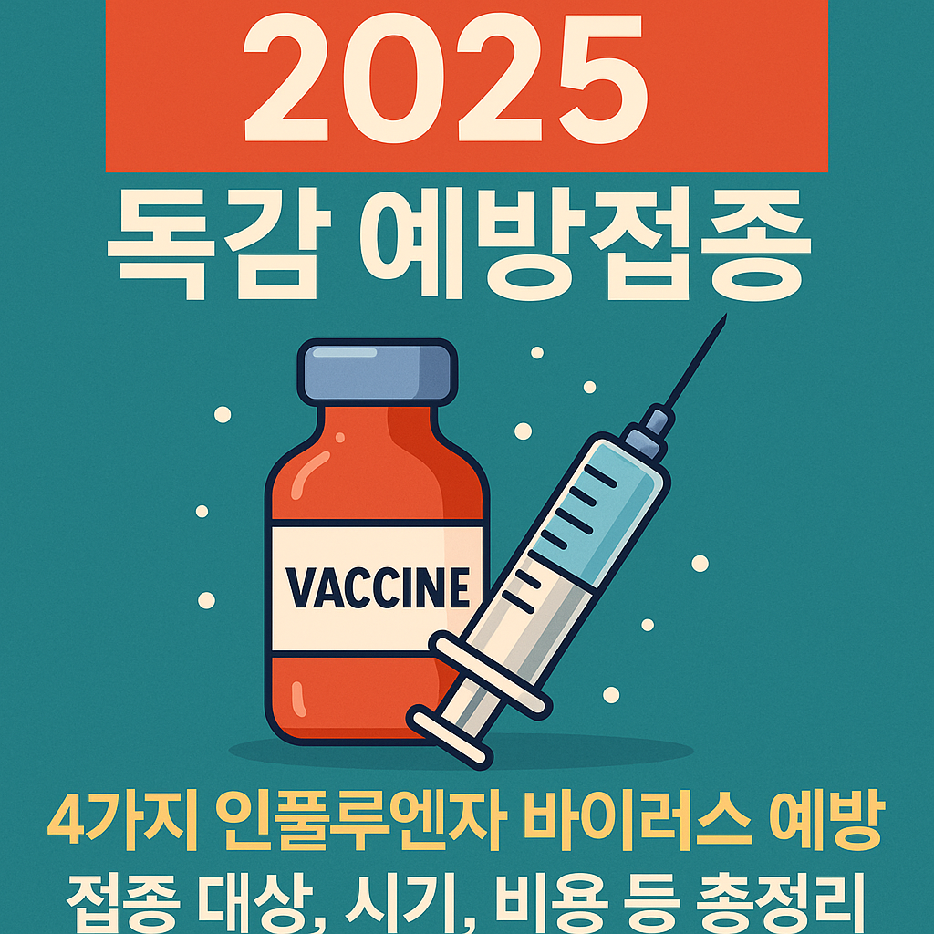 2025년 독감 예방접종