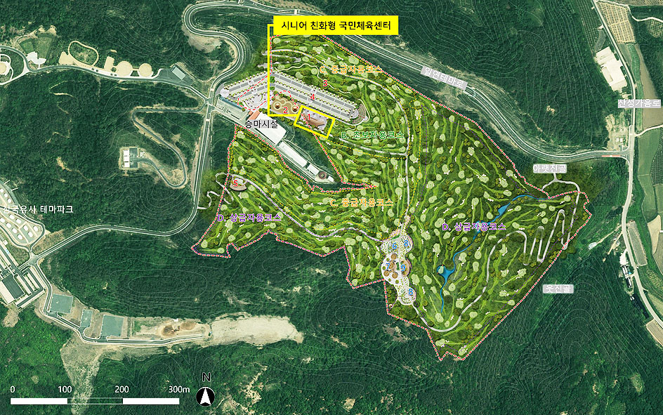 대구 군위군 180홀 조성 파크골프장