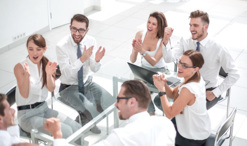 화기애애한 팀 분위기