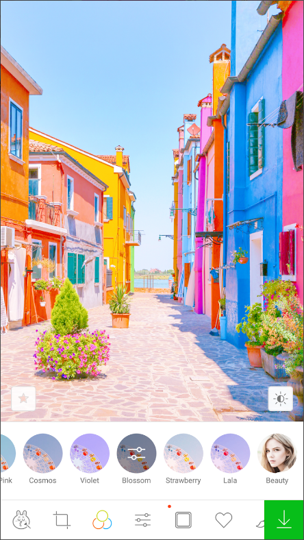 라인 카메라(LINE Camera), 사진 편집, 애니메이션 스티커