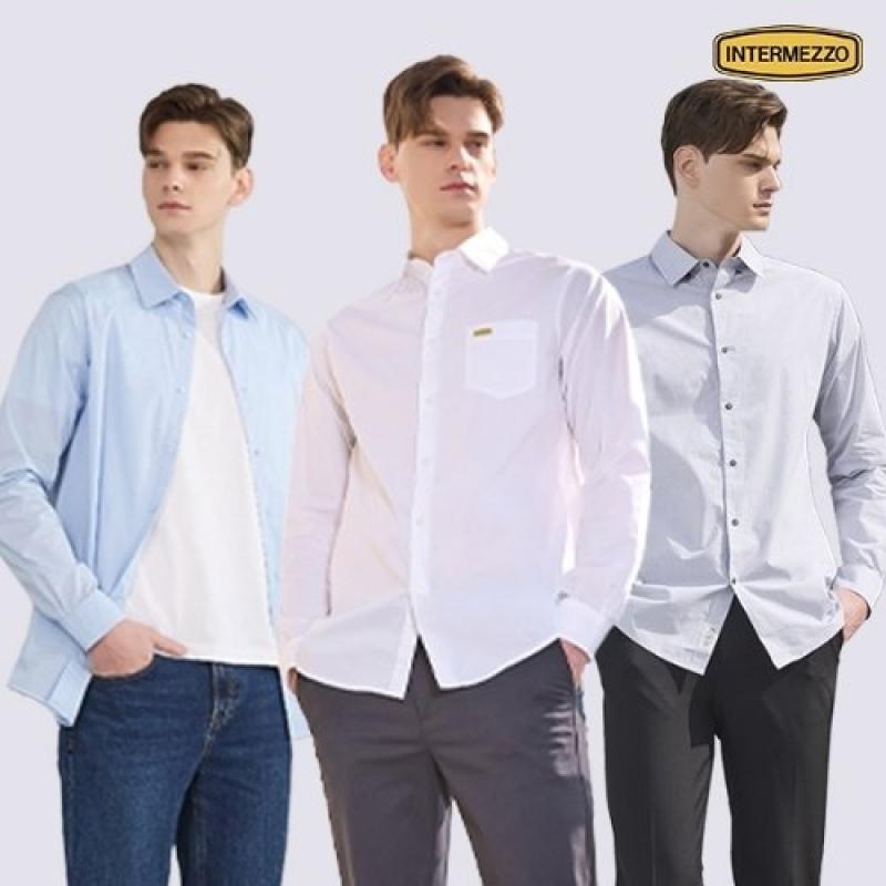 인터메조 남성용 베이직 셔츠 3컬러