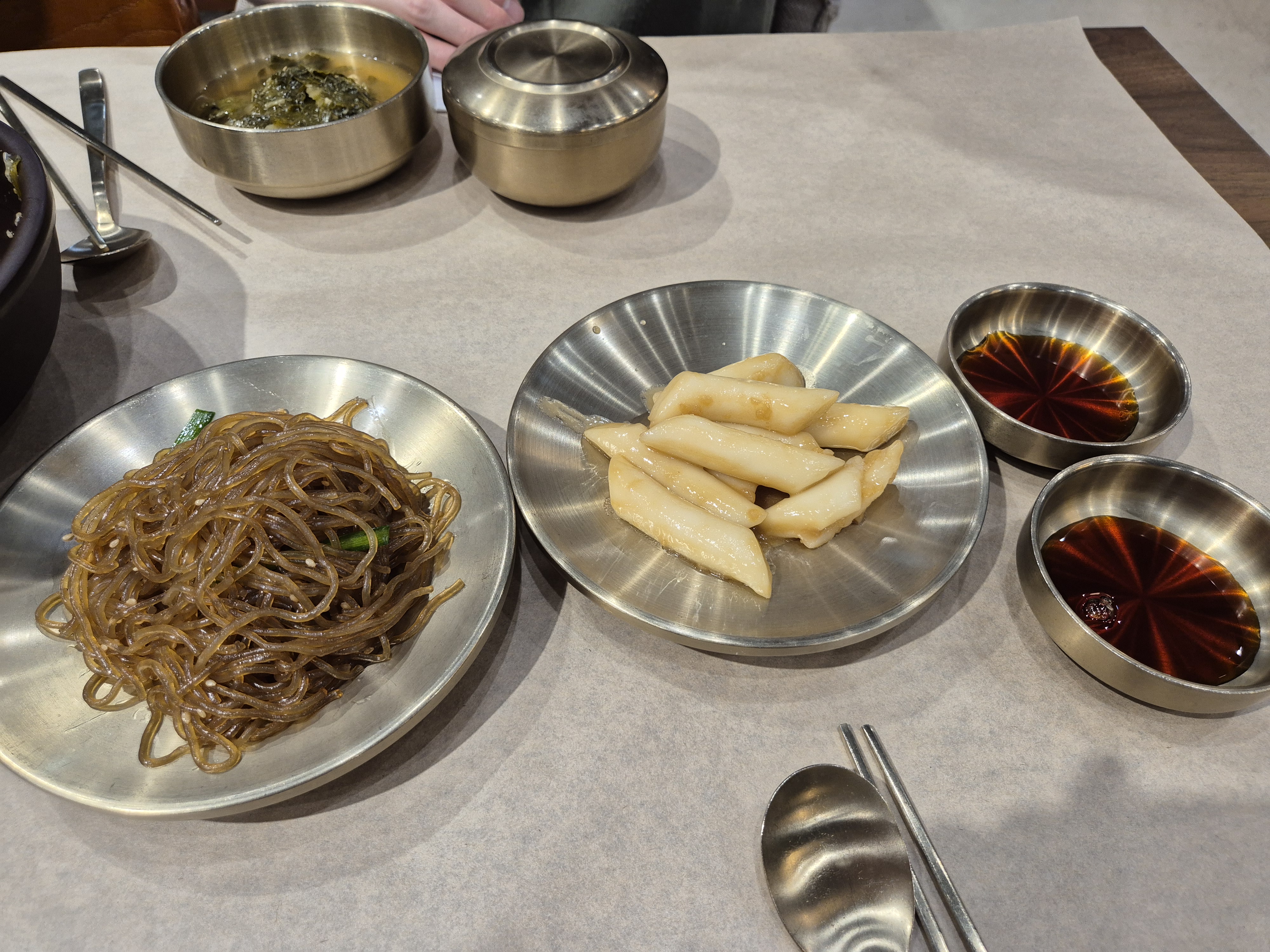 잡채&amp;#44; 간장떡볶이