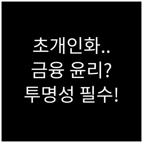 금융 초개인화 전략 도입 시 윤리 및..