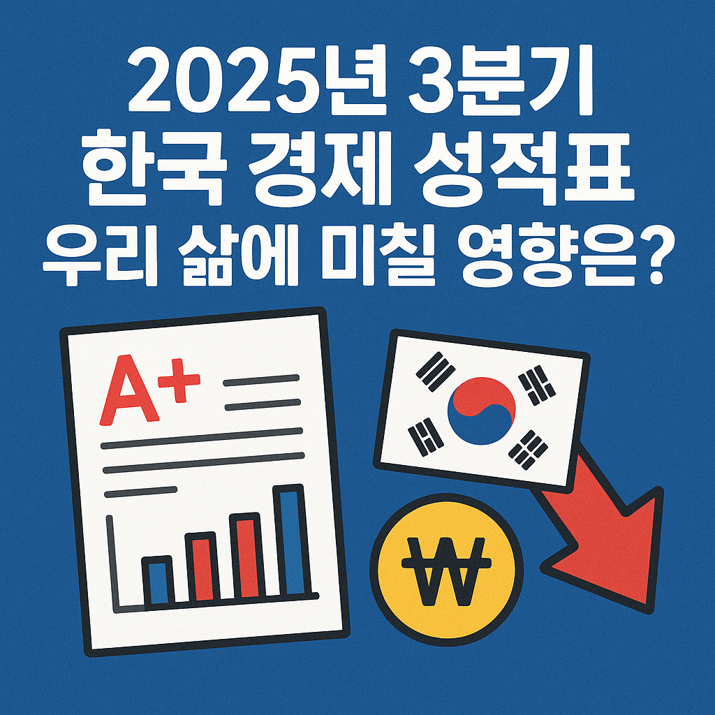 2025년 3분기 한국 경제 성적표