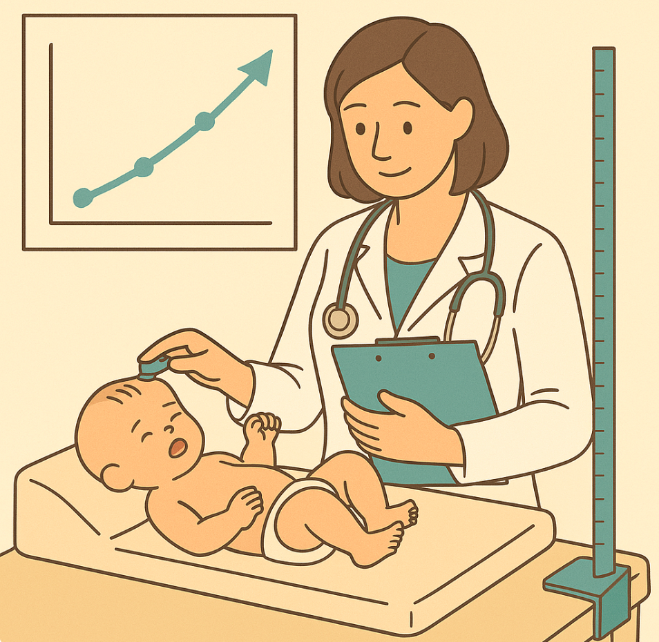 신생아 체중 증가 관련 사진