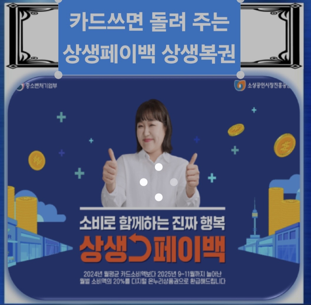 상생지원금 신청 홈페이지 페이백