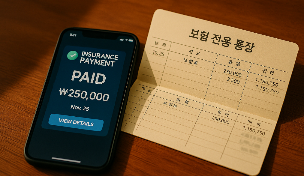 보험 납입 알림