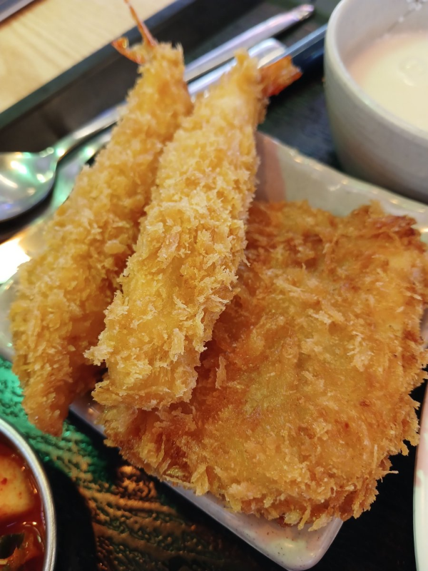 청년레시피 생선가스와 새우