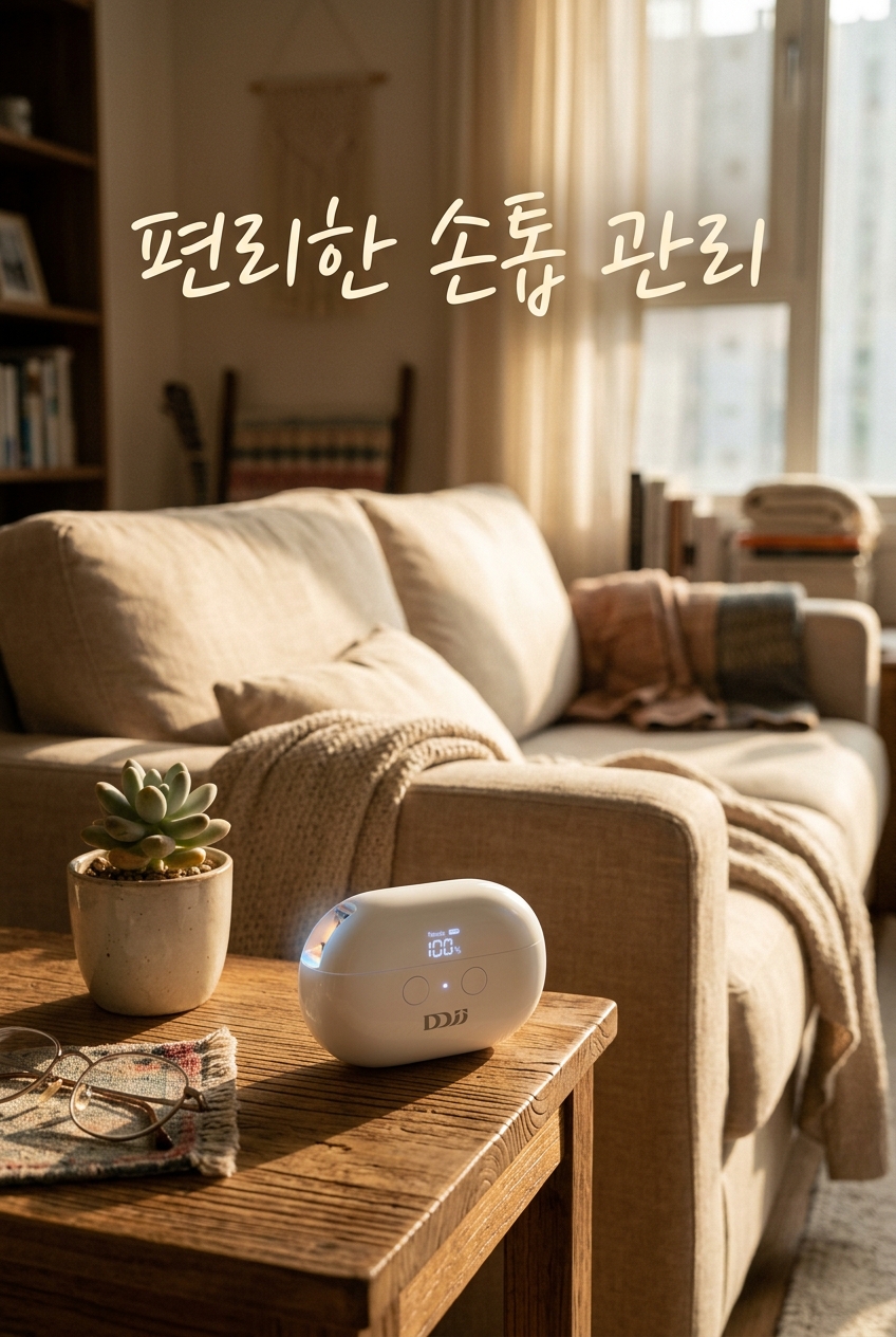 전동 손톱깎이 추천 DDJJ 3in1 구성품