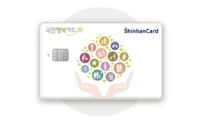 국민행복카드 실제 이미지