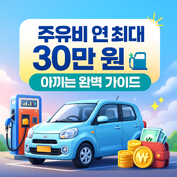 주유비 연 최대 30만원 아끼는 완벽 가이드