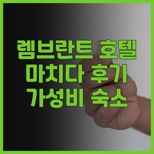렘브란트 호텔 도쿄-마치다 후기: 위..