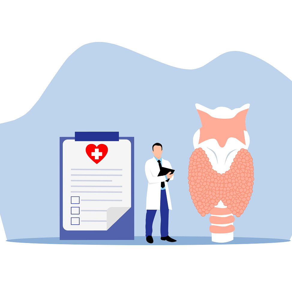 갑상선 이상 관련 사진