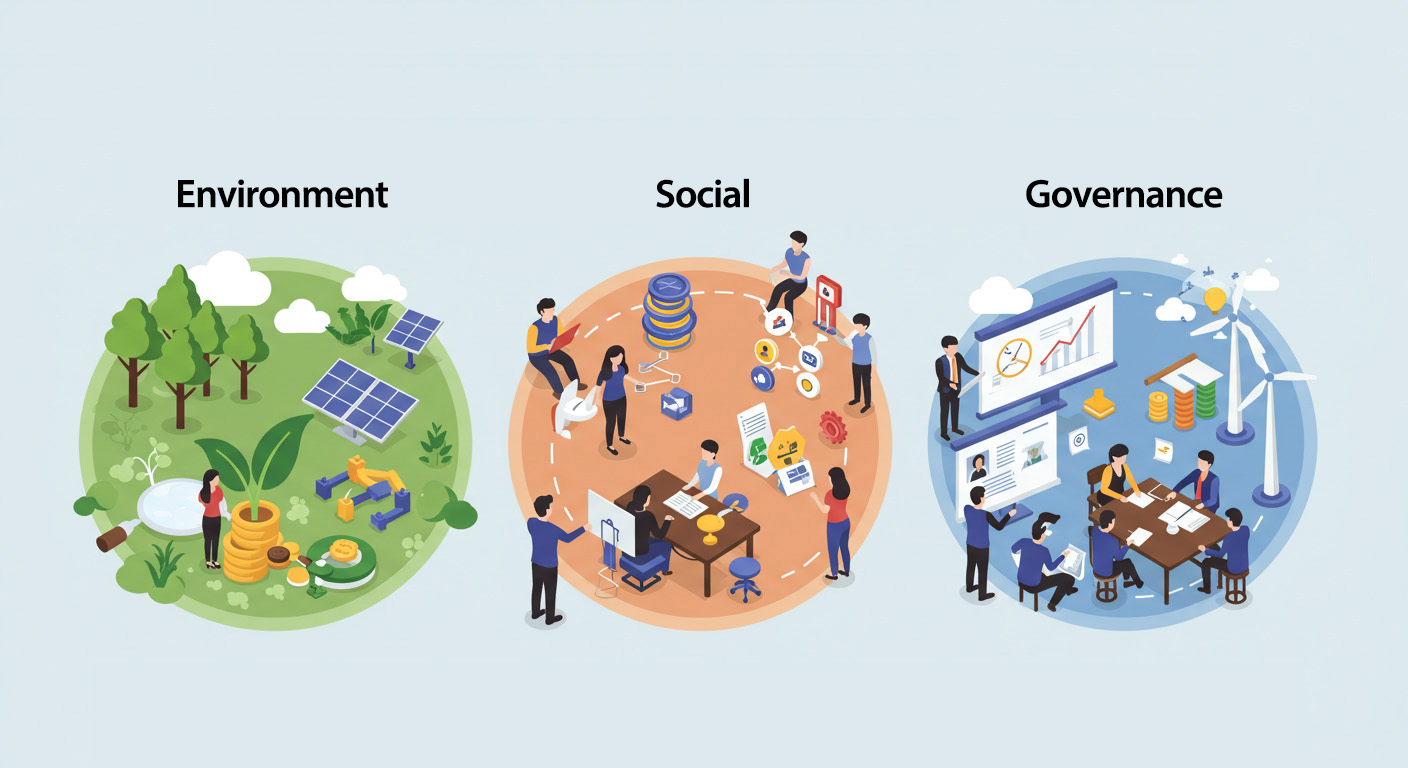 기업의 ESG(환경&middot;사회&middot;지배구조) 경영이 경제에 미치는 영향