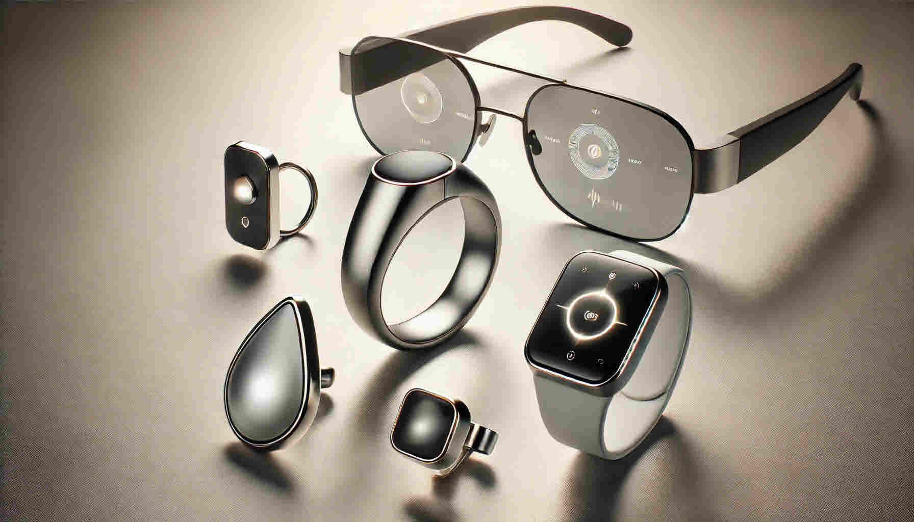 웨어러블의 가능성 디바이스스마트 링, 스마트 글래스,, 스마트 귀걸이