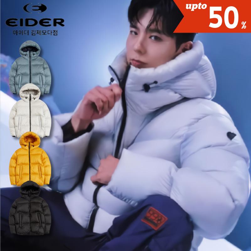 아이더 공용 역시즌 숏패딩 헤비 구스다운 에어본 경량