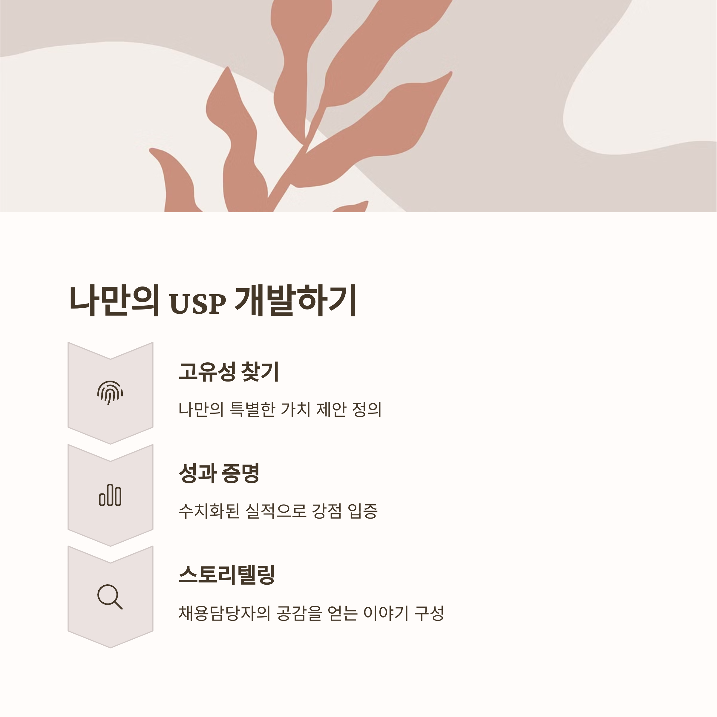 내 강점을 브랜드 USP로 바꾸는 이력서 차별화 전략