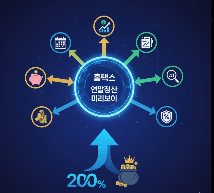 홈택스 연말정산 200% 활용 꿀팁