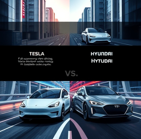 테슬라 fsd vs 현대 hda3 도로 테스트 결과