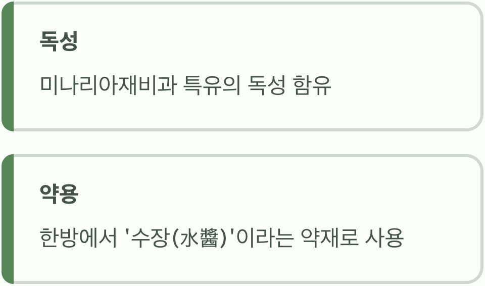 독초, 하지만 약초