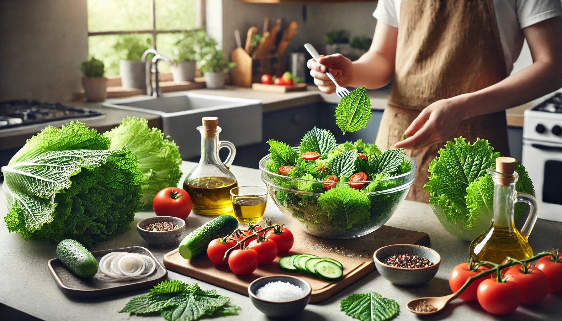 깻잎 샐러드: 신선한 맛과 향을 즐기는 건강한 한 끼