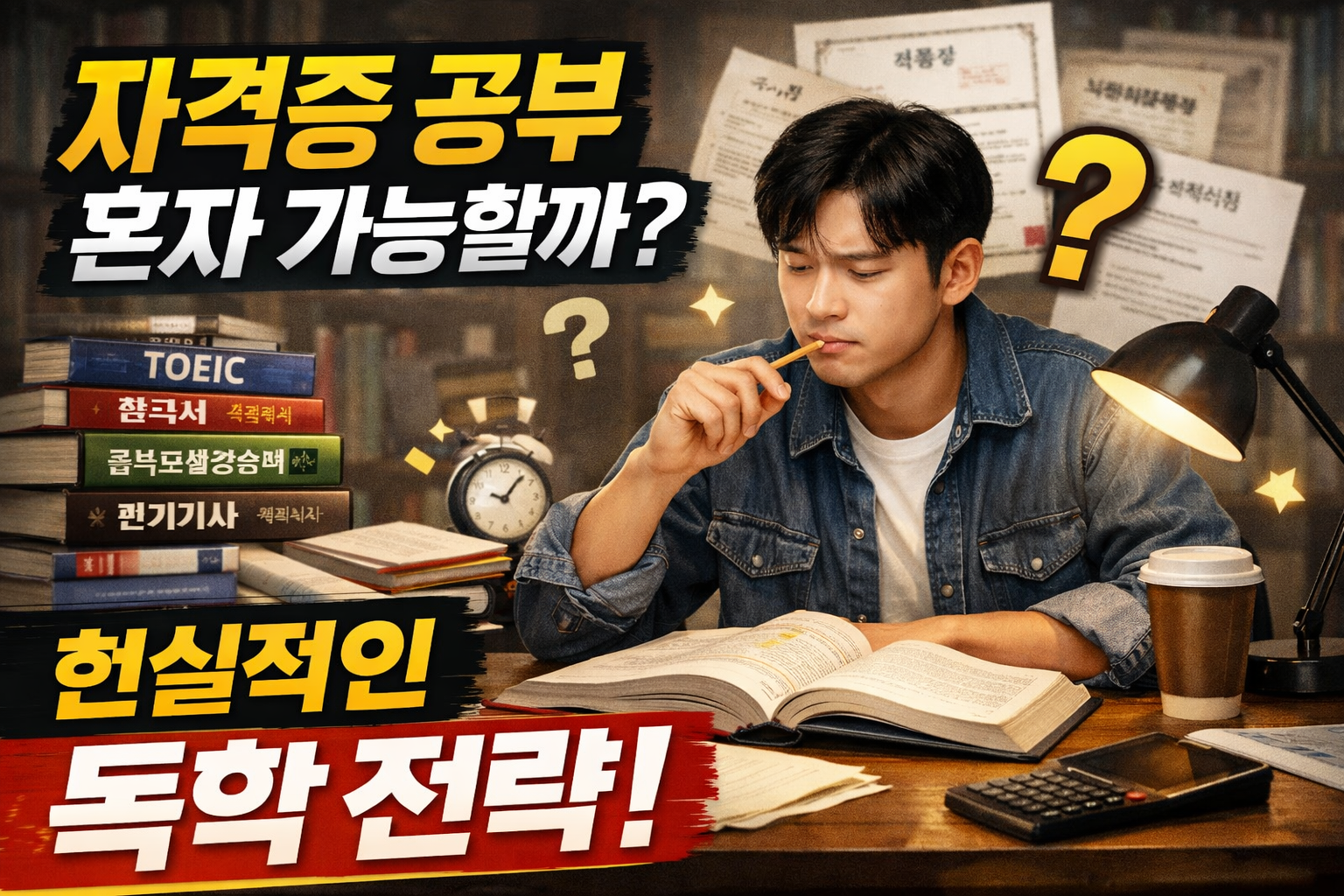 자격증 공부 혼자 가능할까