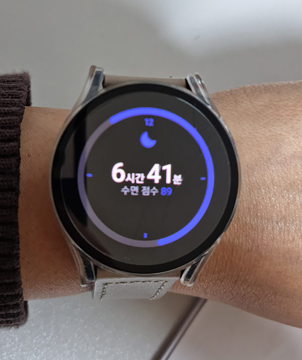 갤럭시 워치로 수면 기록