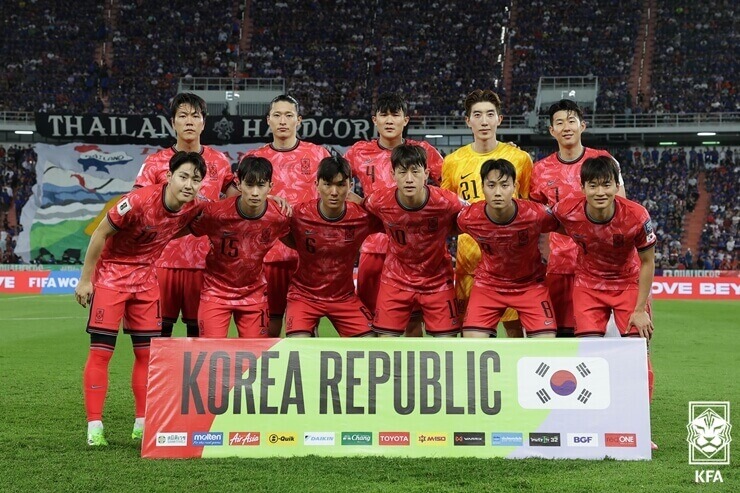 태국 원정경기에 출전할 선수들
