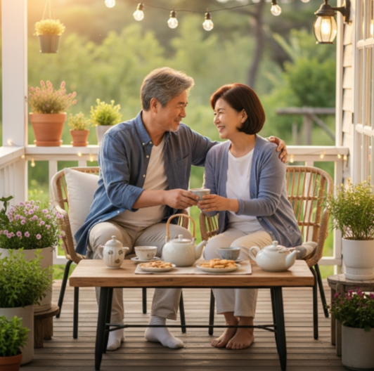 행복한 부부 모습